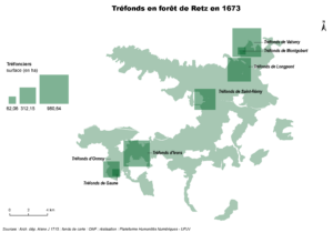 Carte des tréfonds en forêt de Retz