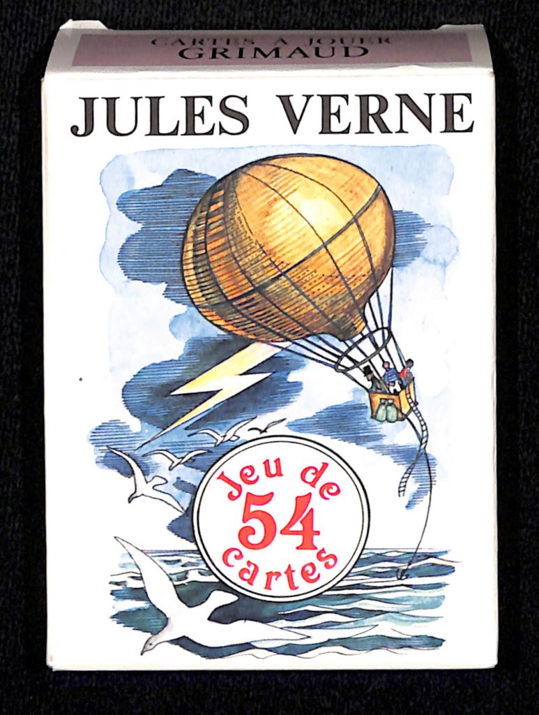 Jeu de 54 cartes Jules Verne