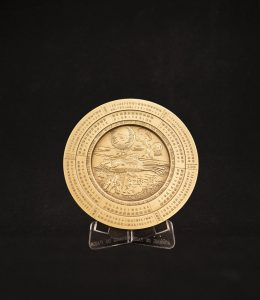 Calendrier, médaille de table