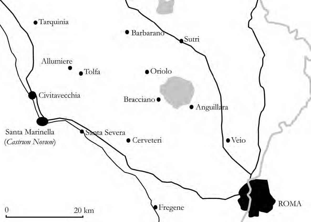 Localisation du site de Castrum Novum