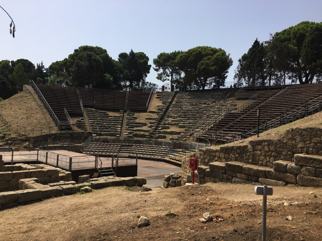 Vue du théâtre de Tyndaris (MAFHA 2018)