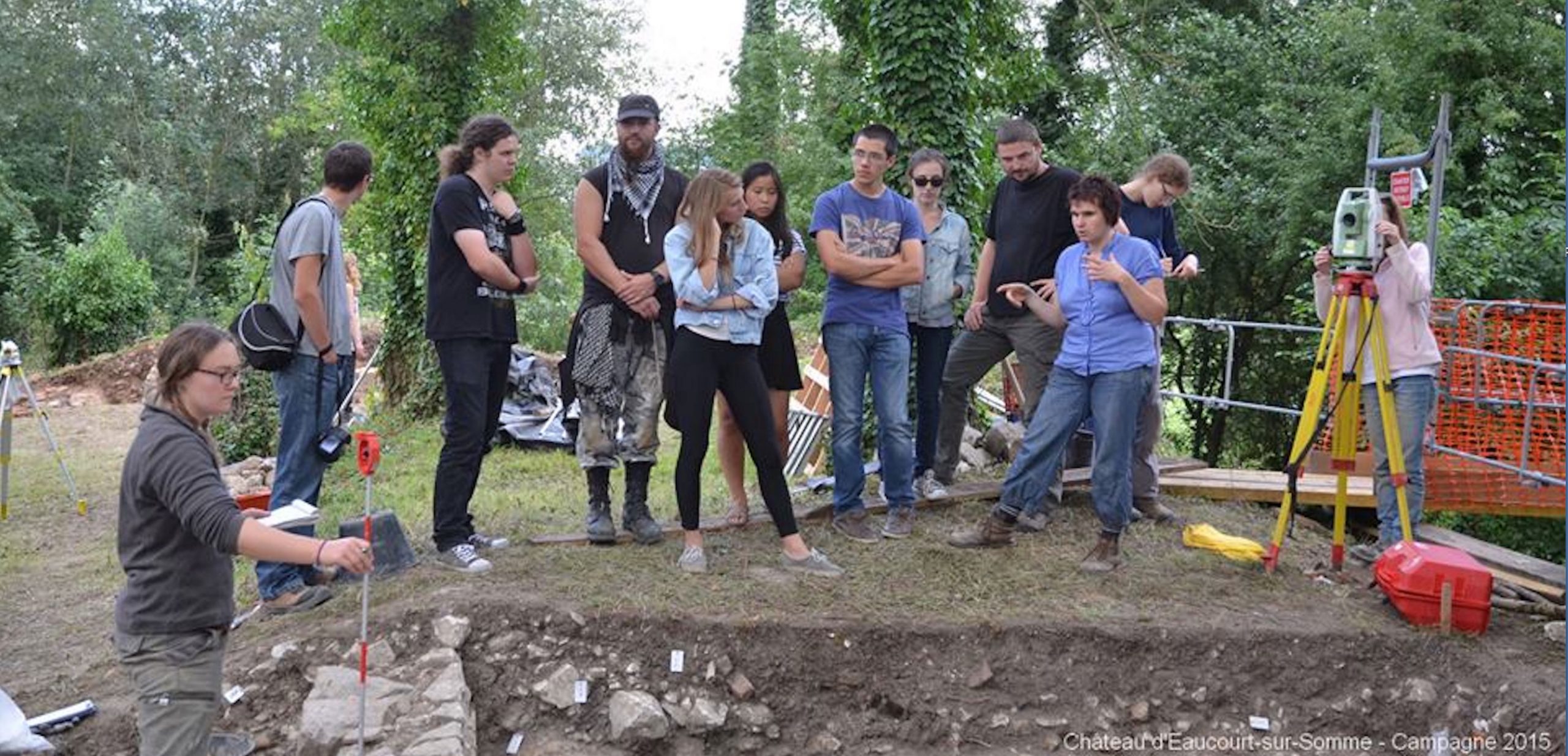 Visite grand public du chantier (cliché P.-E. Lenfant, archeologia.be)